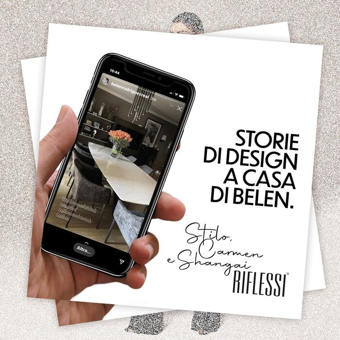 L'arredamento della casa di Belen Rodriguez di Milano