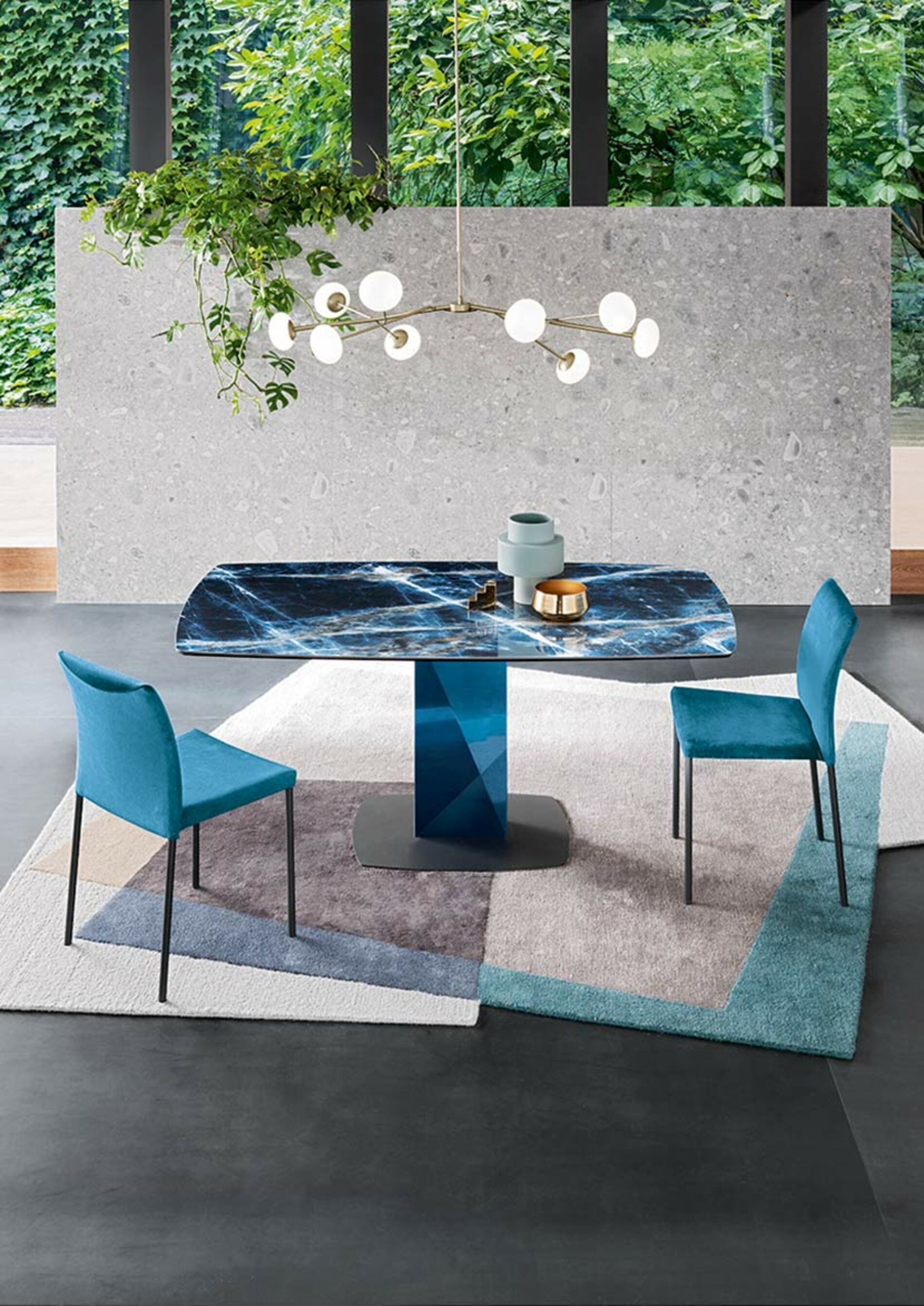 tavolo sabino blu.