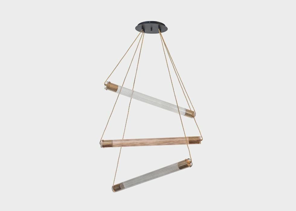Lampada a sospensione di design - Tube, Riflessi