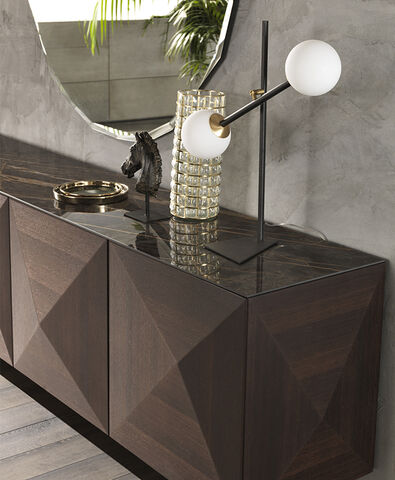 madia legno piano ceramica