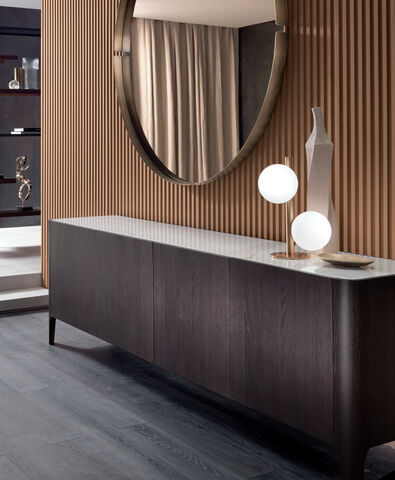 madia legno massello ceramica