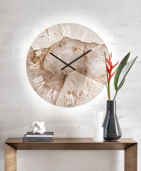 Orologio Moderno da Parete Rotondo  - Portorotondo, Riflessi