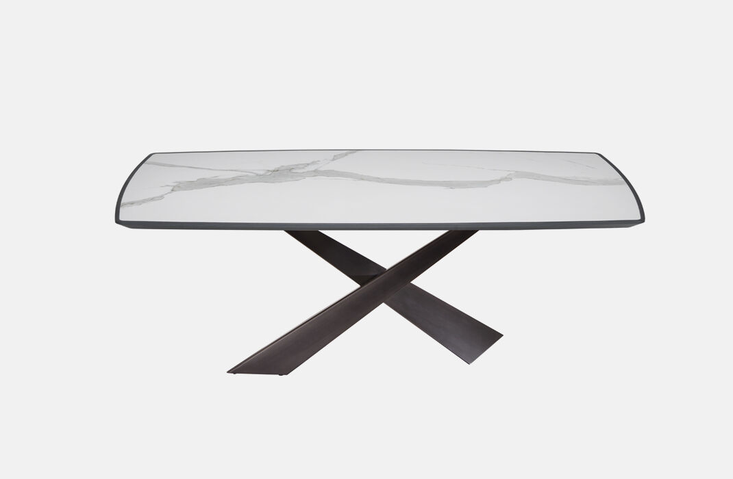 tavolo legno ceramica living