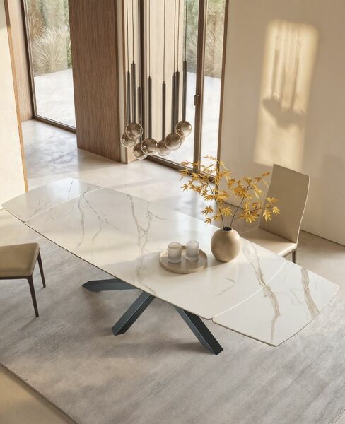 tavolo shangai ceramica calacatta